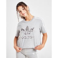 Detailed information about the product Adidas Originals Girls All Over Print Crop T-Shirt Junior