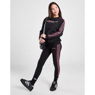 Detailed information about the product adidas Originals Girls' Leopard 3-Stripes Leggings Junior