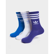 Detailed information about the product adidas Originals Trefoil Crew 3 Pack Socks