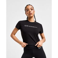 Detailed information about the product Emporio Armani EA7 Logo Slim Crop T-Shirt