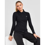 Detailed information about the product Fred Perry Ribbed Long Sleeve Polo Shirt