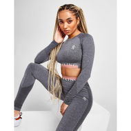 Detailed information about the product Gym King Seamless Long Sleeve Crop Top