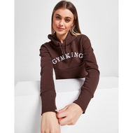 Detailed information about the product Gym King Sky Crop Arch Logo Hoodie