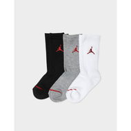 Detailed information about the product Jordan Air Crew 3 Pack Youth Socks