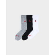 Detailed information about the product Jordan Air Crew Socks Youth 3 Pack