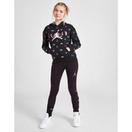 Detailed information about the product Jordan Girls All Over Print Hoodie Junior