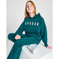 Detailed information about the product Jordan Girls' Mixed Fabric Pullover Hoodie Junior