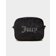 Detailed information about the product Juicy Couture Diamante Velour Camera Bag