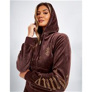 Detailed information about the product JUICY COUTURE Diamante Velour Crown Hoodie