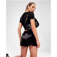Detailed information about the product Juicy Couture Diamante Velour Heart Shorts
