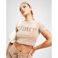 Detailed information about the product JUICY COUTURE Diamante Velour T-Shirt