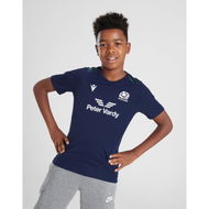 Detailed information about the product Macron Scotland Rugby Union 2023/24 Poly T-Shirt Junior.