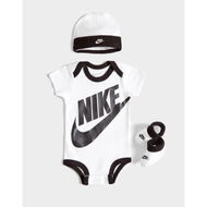 Detailed information about the product Nike 3 Piece Futura Logo Babygrow Set Infant