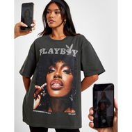 Detailed information about the product Playboy Rhinestone Oversized T-Shirt