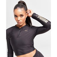 Detailed information about the product Puma Fit Long Sleeve 1/4 Zip Crop Top