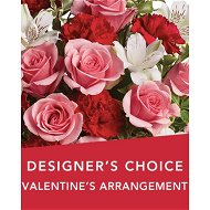 Detailed information about the product Designers Choice Valentines Day Arrangement Flowers