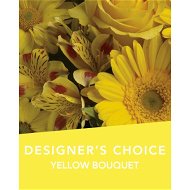 Detailed information about the product Designers Choice Yellow Bouquet Flowers