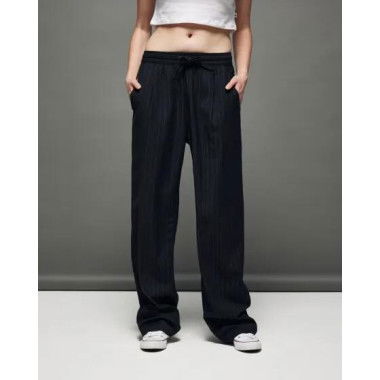 Barney Cools Boxy Suit Pant Charcoal Stripe