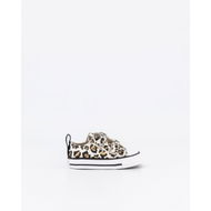 Detailed information about the product Converse Toddler Chuck Taylor All Star Easy On 2v Leopard Love Low Top Driftwood