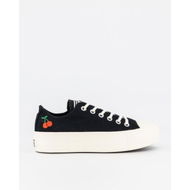 Detailed information about the product Converse Womens Chuck Taylor All Star Lift Cherries Low Top Black