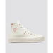 Converse Womens Chuck Taylor All Star Lift Y2k Heart Hi Converse Egret. Available at Platypus Shoes for $99.99