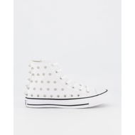 Detailed information about the product Converse Womens Chuck Taylor All Star Studded High Top White