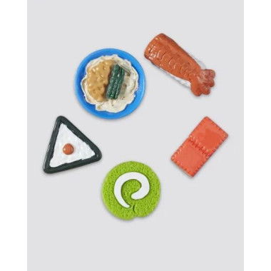 Crocs Accessories 3d Mini Sushi Party 5 Pack Jibbitz Multi