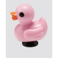 Detailed information about the product Crocs Accessories Pink 3d Rubber Ducky Jibbitz Multi