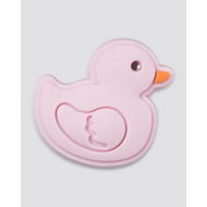 Detailed information about the product Crocs Accessories Pink Rubber Ducky Jibbitz Multi