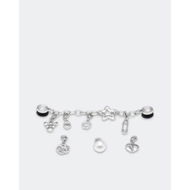 Detailed information about the product Crocs Accessories Punk Silver Charm Chain Jibbitz Multi