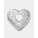 Crocs Accessories Silver Heart Locket Jibbitz Multi. Available at Platypus Shoes for $12.99