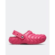 Detailed information about the product Crocs Classic Lined Overpuff Clog Dragon Fruit