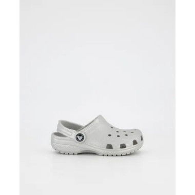 Crocs Kids Classic Clog Silver Glitter