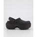 Crocs Stomp Clog Black. Available at Platypus Shoes for $111.99