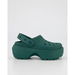 Crocs Stomp Clog Emerald. Available at Platypus Shoes for $59.99