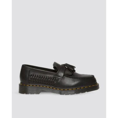 Dr Martens Adrian Woven Tassel Loafer Black Classic Analine