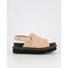 Dr Martens Kole Sandals Powder Pink Tumbled Nubuck. Available at Platypus Shoes for $249.99