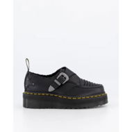 Detailed information about the product Dr Martens Ramsey Creepers Smooth Quad Black Smooth