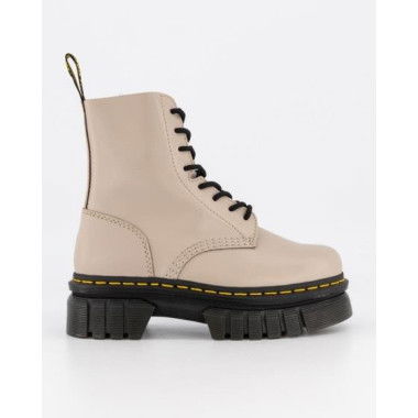 Dr Martens Womens Audrick Nappa Lux Platform Vintage Taupe Nappa Lux