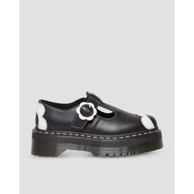 Dr Martens Womens Bethan Pisa Quad Black Pisa & Optical White Pisa