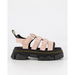 Dr Martens Womens Mattison 3 Strap Sandals Powder Pink Eh Suede. Available at Platypus Shoes for $259.99