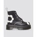 Dr Martens Womens Sinclaire Pisa Quad Black Pisa & Optical White Pisa. Available at Platypus Shoes for $299.99