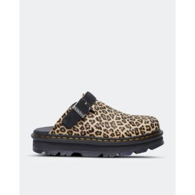 Dr Martens Zebzag Mini Leopard Spot Hair On & Black Eh Suede