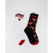 Foot-ies Essendon Bombers Mascot Sneaker Socks - 2 Pack White. Available at Platypus Shoes for $29.99