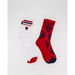 Foot-ies Melbourne Demons Mascot Sneaker Socks - 2 Pack White. Available at Platypus Shoes for $29.99