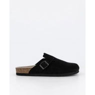 Detailed information about the product Genuins Riva Clog Black Suede