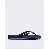 Detailed information about the product Havaianas Mens Rubber Logo Thongs Rubber Logo Navy Blue