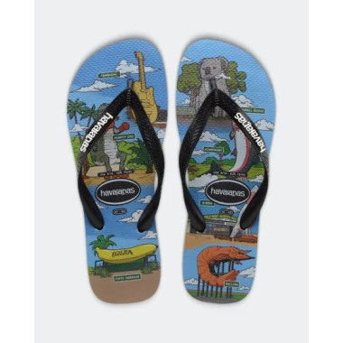 Havaianas Mens Top Big Things Thongs Black