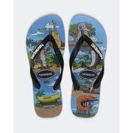 Detailed information about the product Havaianas Mens Top Big Things Thongs Black