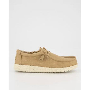 Hey Dude Wally Stretch Canvas Tan